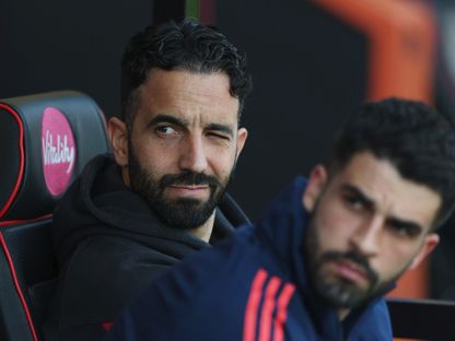 مدرب مانشستر يونايتد روبن أموريم قبل مباراة ضد بورنموث بالدوري الإنجليزي الممتاز - 27 أبريل 2025 - Reuters
