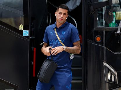 جواو كانسيلو مدافع الهلال السعودي قبل مواجهة فلومينينسي في ربع نهائي كأس العالم للأندية - 4 يوليو 2025 - Reuters