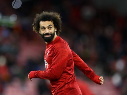 المصري محمد صلاح لاعب ليفربول قبل مباراة ضد أرسنال في الدوري الإنجليزي الممتاز - 23 ديسمبر 2023 - Reuters