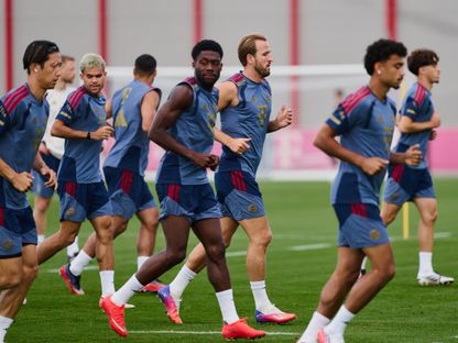الحصة التدريبية الأخيرة لبايرن ميونيخ قبل مواجهة أوسنابروك في كأس ألمانيا - 1 سبتمبر 2026 - X/@FCBayernAr