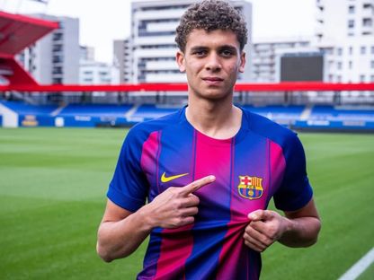 حمزة عبد الكريم بقميص برشلونة - 1 فبراير 2026 - fcbarcelona.cat