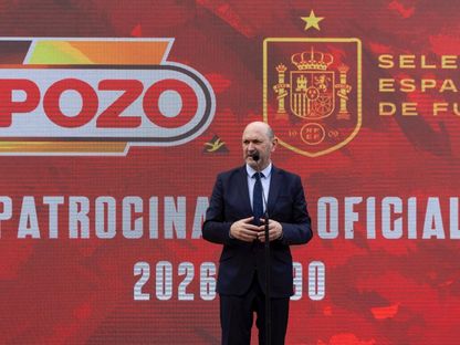 رافاييل لوزان رئيس الاتحاد الإسباني لكرة القدم خلال حدث ترويجي - 29 يناير 2026 - X/@rfef