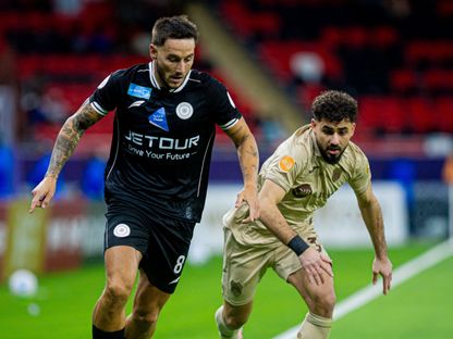 من مباراة الشباب السعودي والريان القطري في نهائي دوري أبطال الخليج - 23 أبريل 2026 - X/@AlShababSaudiFC