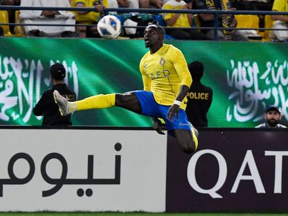 ساديو ماني خلال مباراة بين النصر والعين في دوري أبطال آسيا - 11 مارس 2024 - Reuters