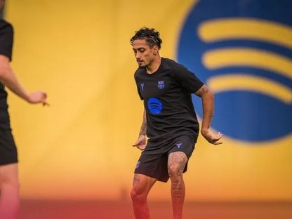 البرازيلي رافينيا في تدريبات برشلونة بعد العودة من الإصابة - 29 أبريل 2026 - FCbarcelona.cat