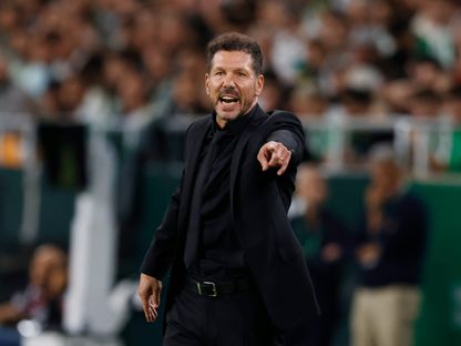 دييغو سيميوني من مباراة أتلتيكو مدريد وريال بيتيس بالدوري الإسباني - 27 أكتوبر 2025 - Reuters