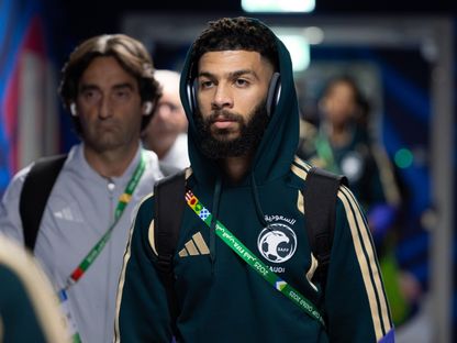 عبد الرحمن العبود لاعب منتخب السعودية قبل مواجهة جزر القمر بكأس العرب - 5 ديسمبر 2025 - X/@SaudiNT