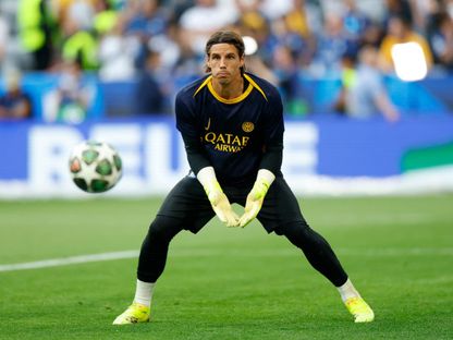 يان سومر حارس إنتر ميلان قبل مواجهة باريس سان جيرمان في نهائي دوري أبطال أوروبا - 31 مايو 2025 - Reuters