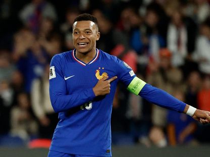 كيليان مبابي من مباراة فرنسا وأذربيجان بتصفيات أوروبا المؤهلة لكأس العالم - 10 أكتوبر 2025 - Reuters