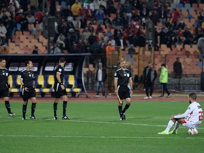 الحكم المصري محمود بسيوني يستعد لإلغاء القمة بسبب عدم حضور الأهلي - 11 مارس 2025 - Reuters