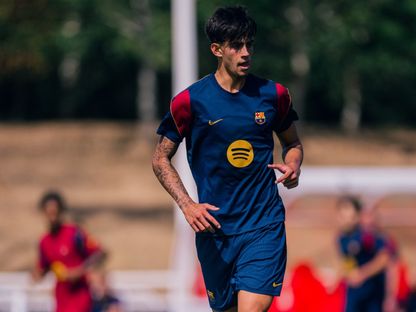 مارك بيرنال خلال تدريبات برشلونة - 3 أغسطس 2026 - X/FCBarcelona_es