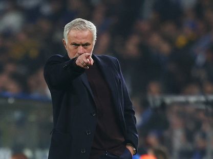 مدرب بنفيكا جوزيه مورينيو خلال مباراة ضد بورتو في كأس البرتغال - 14 يناير 2026 - REUTERS