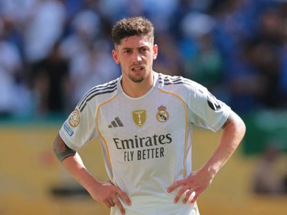 فيديريكو فالفيردي خلال مباراة بين ريال مدريد والهلال في كأس العالم للأندية - 18 يونيو 2025 - Reuters