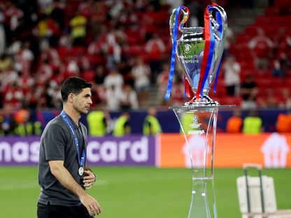أرتيتا: هزيمة أرسنال في نهائي دوري أبطال أوروبا سمّ يسري في عروقي