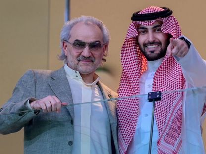 رجل الأعمال السعودي الوليد بن طلال والرئيس التنفيذي لشركة نادي الهلال الاستثمارية سلطان آل الشيخ - sultanalshiekh/x