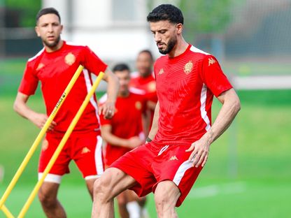 السوري عمر السومة في أول مران مع الوداد المغربي - 21 يونيو 2025 - X/@WACofficiel