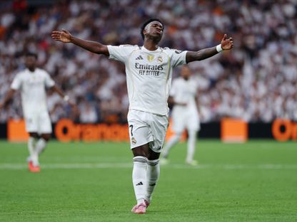 فينيسيوس جونيور من مباراة ريال مدريد وإسبانيول بالدوري الإسباني - 20 سبتمبر 2025 - Reuters