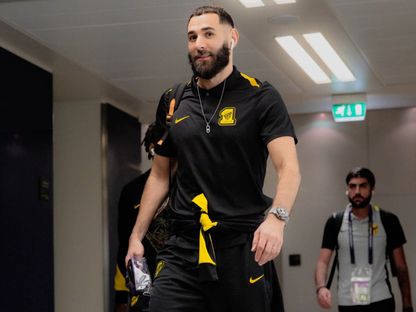 كريم بنزيما مهاجم الاتحاد قبل مواجهة شباب الأهلي في دوري أبطال آسيا للنخبة -30 سبتمبر 2025 - x@ittihad