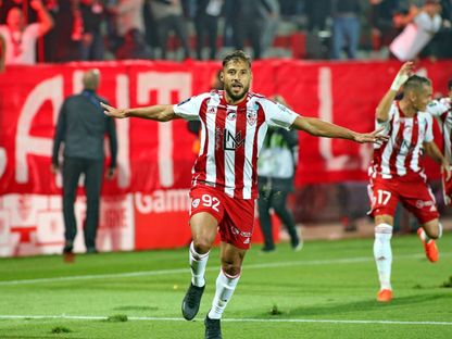 يوسف بلايلي بقميص أجاكسيو الفرنسي - 5 نوفمبر 2022 - X/ACAjaccio