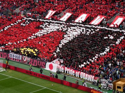 جمهور أوراوا ريد دايموندز الياباني خلال مواجهته إنتر ميلان في كأس العالم للأندية - 21 يونيو 2025 - Reuters