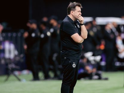 سيرخيو أليغري مدرب السد القطري خلال مباراة الهلال السعودي في دوري أبطال آسيا للنخبة - 21 أكتوبر 2025 - X/@AlsaddSC