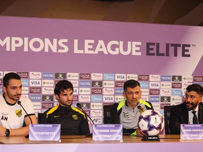 سيرجيو كونسيساو من المؤتمر الصحفي قبل مباراة الاتحاد والشارقة بدوري أبطال آسيا للنخبة - 3 نوفمبر 2025 - X/ittihad