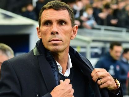 الأوروغوياني غوستافو بويت مدرب منتخب اليونان السابق ومدرب نادي الخليج السعودي الجديد - - Reuters