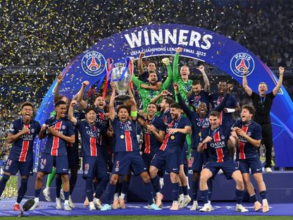 باريس سان جيرمان يُتوج بأول لقب في تاريخه بدوري أبطال أوروبا - 31 مايو 2025 - X/PSG_inside