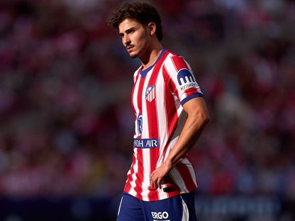 خوليان ألفاريز خلال مواجهة فريقه أتلتيكو مدريد أمام فياريال في الدوري الإسباني - 23 أغسطس 2026 - Getty Images
