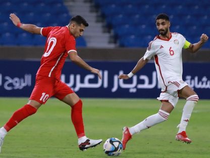 من مواجهة الإمارات وسوريا في بطولة بطولة غرب آسيا للشباب- 28 يونيو 2024 - X/@waffootball