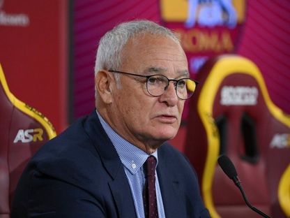 مدرب روما كلاوديو رانييري خلال تقديمه في النادي - 15 نوفمبر 2024 - X@OfficialASRoma