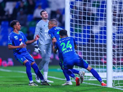 من مباراة الفتح أمام ضمك في دوري روشن السعودي - 22 يناير 2025 - X/SPL