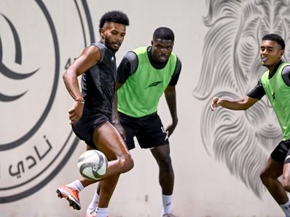 توماس بارتي خلال تدريبات الشباب - 2 سبتمبر 2026 - X/@AlShababSaudiFC