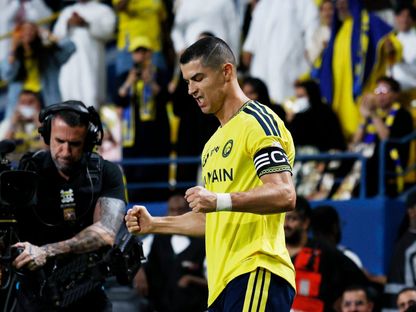 شاهد.. كريستيانو رونالدو يشعل غرفة ملابس النصر بخطاب قوي