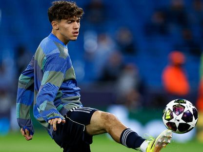 تياغو بيتارش لاعب ريال مدريد الصاعد قبل مواجهة مانشستر سيتي - 17 مارس 2026 - X@realmadrid