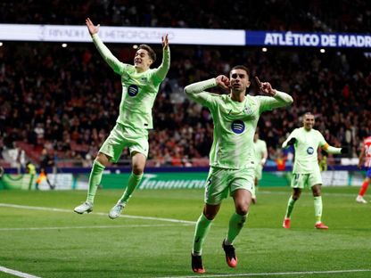 فيران توريس يعدل النتيجة لبرشلونة 2-2 أمام أتلتيكو مدريد 16-3-2025 - Reuters