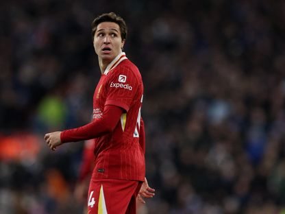 الإيطالي فيديريكو كييزا من مباراة ليفربول وإبسويتش تاون بالدوري الإنجليزي الممتاز - 25 يناير 2025 - Reuters