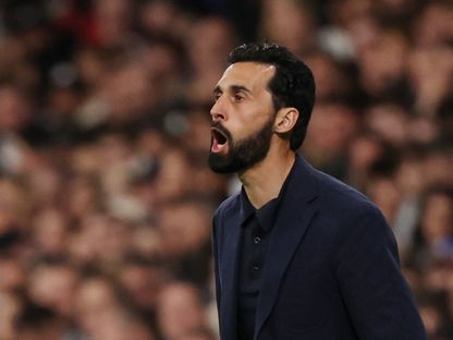 ألفارو أربيلوا خلال مباراة ريال مدريد وإلتشي بالدوري الإسباني - 14 مارس 2026 - Reuters