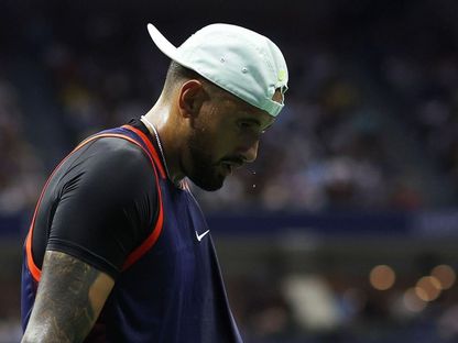 لاعب التنس الأسترالي نيك كيريوس - - Reuters