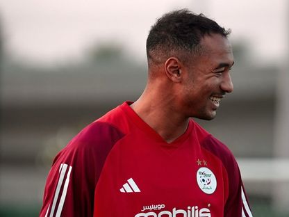 المدافع سمير شرقي من تدريبات منتخب الجزائر - 16 نوفمبر 2025 - FB/Équipe d'Algérie de football