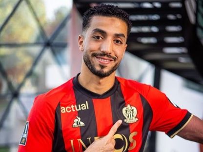 المصري محمد عبد المنعم مدافع نيس الفرنسي - 16 أكتوبر 2024 - X/ogcnice