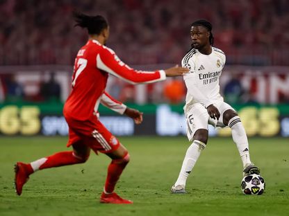 إدواردو كامافينغا خلال مباراة بين بايرن ميونيخ وريال مدريد في دوري أبطال أوروبا - 15 أبريل 2026 - realmadrid.com