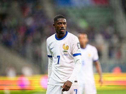 عثمان ديمبيلي خلال مباراة بين فرنسا وأوكرانيا في تصفيات كأس العالم 2026 - 5 سبتمبر 2025 - X/@PSG_inside