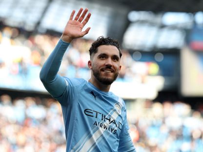 ريان شرقي بعد مباراة مانشستر سيتي وأرسنال بالدوري الإنجليزي الممتاز - 19 أبريل 2026 - Reuters