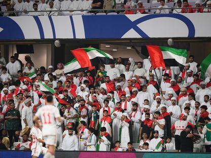 جمهور منتخب الإمارات في مواجهة كوريا الشمالية - 10 أكتوبر 2024 - X/UAEFNT