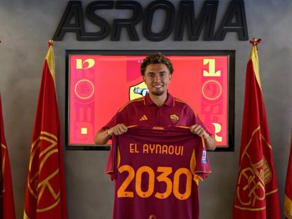 المغربي نائل العيناوي لاعب روما - roma/x