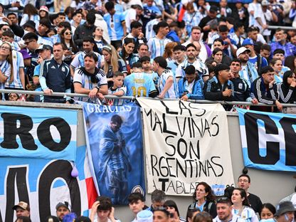 جمهور الأرجنتين في ملعب "إل مونيمونتال" خلال مباراة ميسي الأخيرة مع المنتخب ضد بنين - 7 أكتوبر 2026 - Reuters