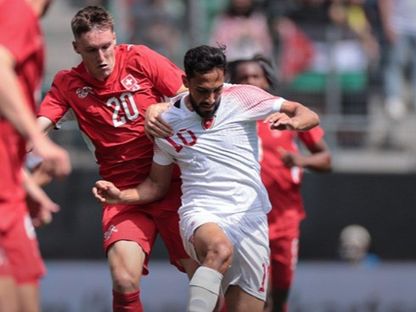 الأردن يخسر ودياً أمام سويسرا قبل كأس العالم - 31 مايو 2026 - x@JordanFA