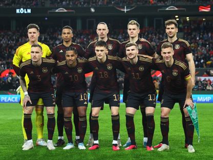 منتخب ألمانيا قبل مباراة ودية ضد بلجيكا - 28 مارس 2023 - Reuters