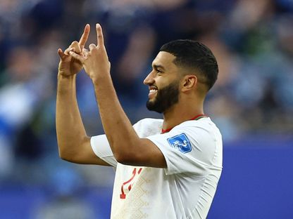 إسماعيل صيباري يحتفل بفوز المغرب ضد اسكتلندا في كأس العالم - 19 يونيو 2026 - Reuters